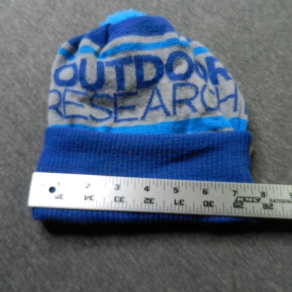 Outdoor Research OR Beanie Hat Blue Logo Spelled - Picture 5 of 6